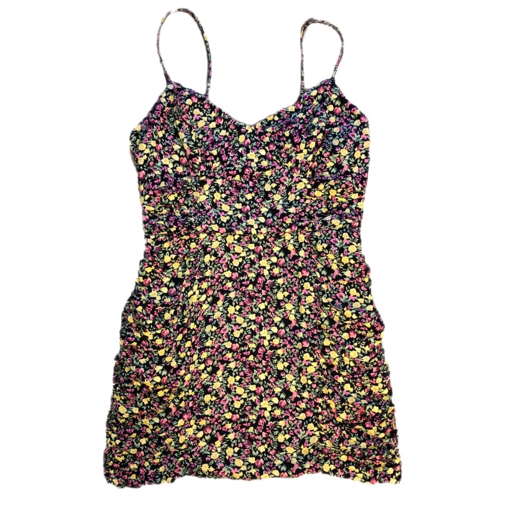 ROW A Floral Print Mini Dress